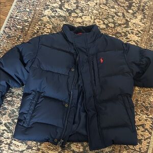 Ralph Lauren Navy Puffer Jacket